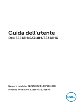 Dell S2318H/S2318HX Guida utente