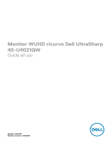 Dell U4021QW Guida utente