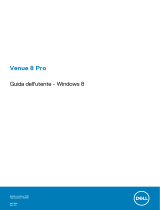 Dell Venue 8 Pro 5855 Guida utente