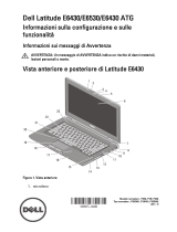 Dell Latitude E6430 ATG Guida Rapida