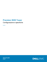 Dell Precision 3640 Tower Manuale del proprietario