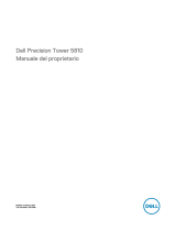 Dell Precision Tower 5810 Manuale del proprietario