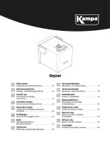 Dometic Kampa Geyser Istruzioni per l'uso