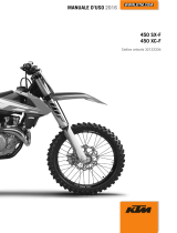 KTM 450 XC-F 2016 Manuale del proprietario