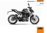 KTM 200 Duke 2020 Manuale del proprietario