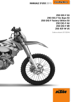 KTM 250 EXC-F Factory Edition 2015 Manuale del proprietario