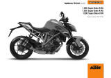 KTM 1290 Super Duke R 2015 Manuale del proprietario