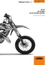 KTM 50 SX Mini 2021 Manuale del proprietario