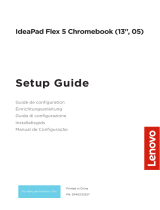 Mode d'Emploi Lenovo Série IdeaPad Flex 5 Chromebook Guida utente