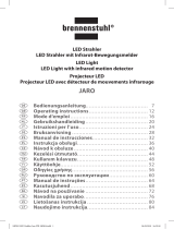 Brennenstuhl LED Light JARO 5000P with PIR sensor 4770lm, 50W, IP44 Manuale utente