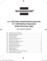 Brennenstuhl 6+1 LED Battery-Operated Multi-Function Light HL DA 61 M3H2 6LED 350+80lm Manuale utente