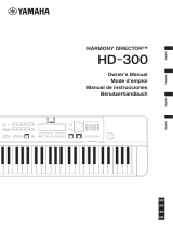 Yamaha HD-300 Manuale del proprietario
