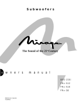 Mirage FRx-S12 Manuale del proprietario