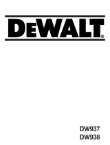 DeWalt dw 938 k Manuale utente