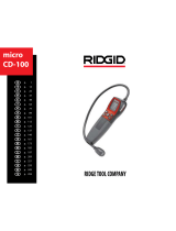 RIDGID micro CD-100 Manuale utente