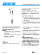 Shure Microflex MX400S Manuale utente