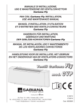 Sabiana Carisma Fly CVP Installation, Use And Maintenance Manual