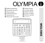 Olympia Olympia 2503 Manuale del proprietario
