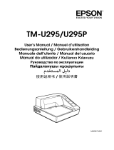 Epson TM-U295 Series Manuale utente