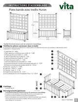 Vita CLASSIC Huron Planter Box & Trellis Istruzioni per l'uso