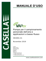 Casella VAPex Air Sampling Pump Manuale utente