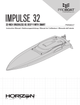 ProBoat Impulse 32" Brushless Deep-V RTR with Smart, White/Red Manuale del proprietario