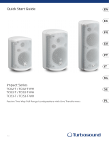 Turbosound Passive Two-Way Full Range Loudspeakers Guida utente