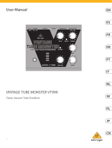 Behringer VT999 Manuale utente