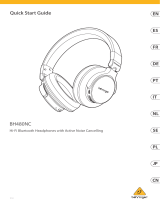 Behringer BH480NC Hi-Fi Bluetooth Headphones Guida utente