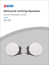 Zycoo SC15 Network Ceiling Speaker Quick Guida d'installazione