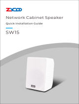Zycoo SW15 Network Cabinet Speaker Quick Guida d'installazione