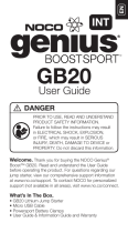 NOCO GB20 2.0 Guida utente
