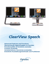 Optelec ClearView Speech Manuale del proprietario