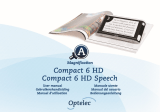 Optelec Compact 6 HD Speech Manuale utente