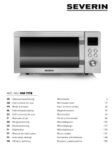 SEVERIN MW 7778 Stainless Steel Microwave Oven Manuale utente