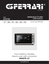 G3FERRARi G10152 Electric Oven Manuale utente