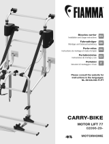 Fiamma 02096-29 Carry Bike Motor Lift 77 Manuale utente