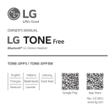LG TONE-DFP3W Manuale utente