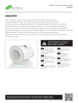 CP Electronics EBDSPIR Ceiling Mounted PIR Presence Detectors Guida d'installazione
