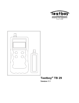TESTBOY TB29 Network wiring tester Manuale utente