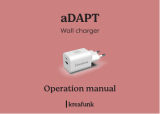 KREAFUNK aDAPT Wall Charger Manuale utente