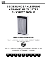 SHX 37PTC2000LD Ceramic Fan Heater Manuale utente