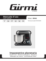 Girmi IM46 Planetary Mixer Manuale utente