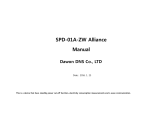 Dawon DNS SPD-01A Manuale utente