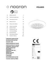 Noaton 11045B Polaris Ceiling Fan Manuale utente
