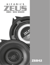 Hifonics ZSB42 Coaxial Flush Mount Speaker Kit Manuale del proprietario