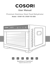 Cosori CP267-FD Premium Stainless Steel Food Dehydrator Manuale utente
