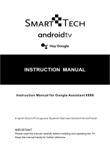SMART TECH LE-55Z1-6886 55 Inch Android TV for Google Assistant 6886 Manuale utente