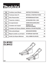 Makita DLM382 Cordless Lawn Mower Manuale utente