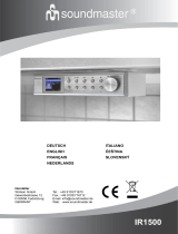 Soundmaster IR1500 Internet or DAB Plus Under Kitchen Radio Manuale utente